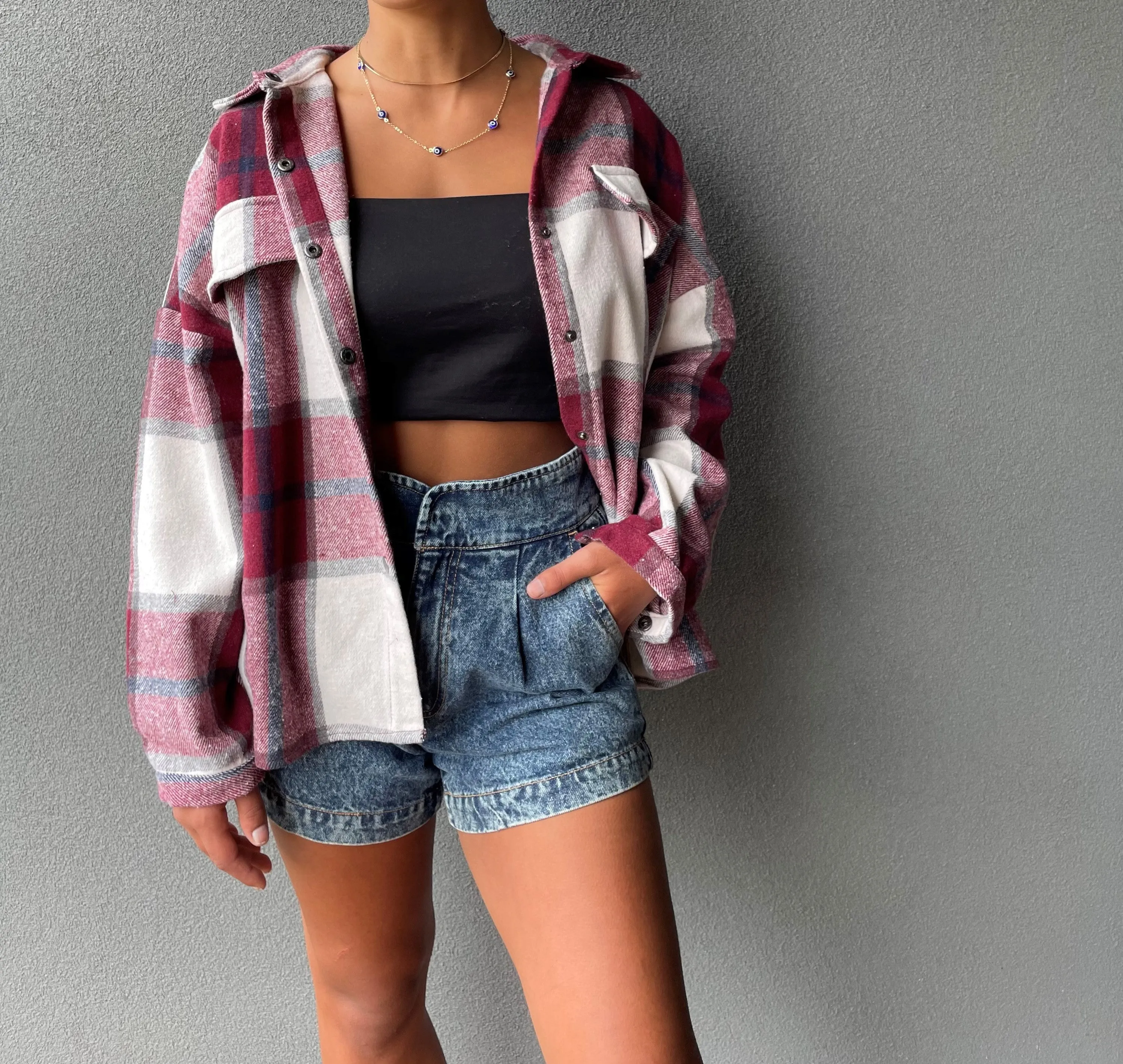 JORDAN Flannel Shirt Jacket