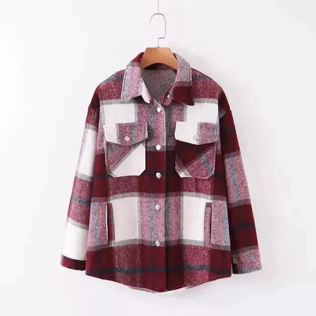 JORDAN Flannel Shirt Jacket