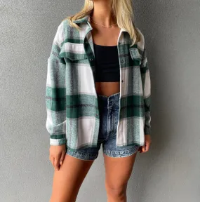 JORDAN Flannel Shirt Jacket