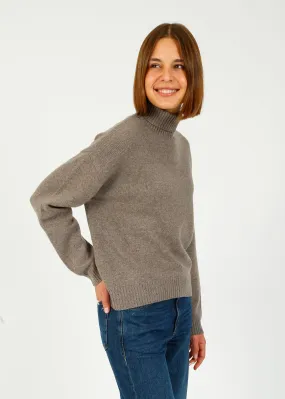 JU Oversize Roll Collar in Vapor