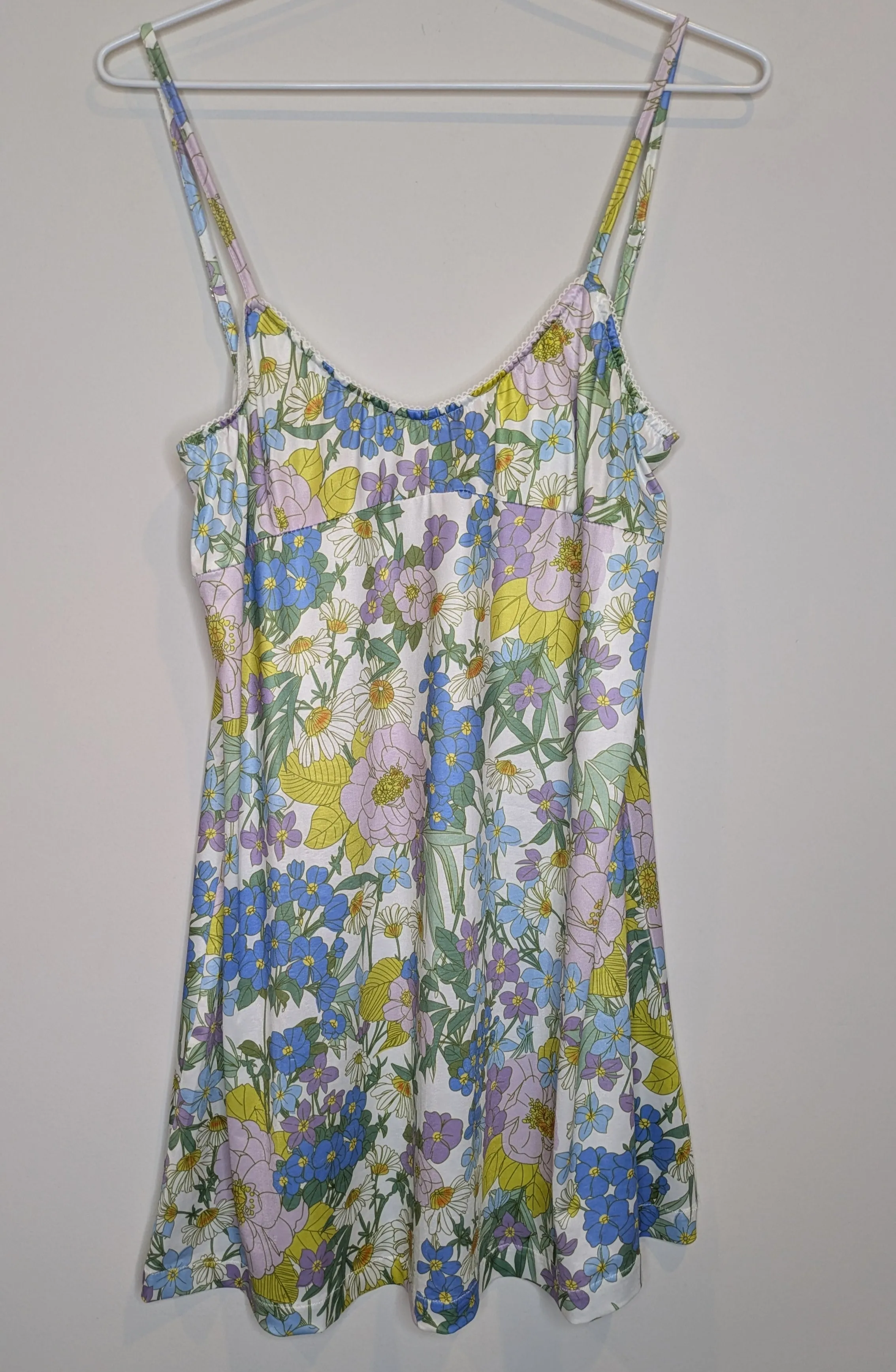 Jubilia Zimmermann Style Sheer Floral Lantern Dress
