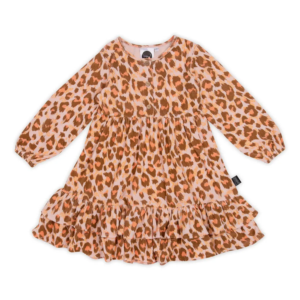 Kapow Wild Salmon Trapeze Dress