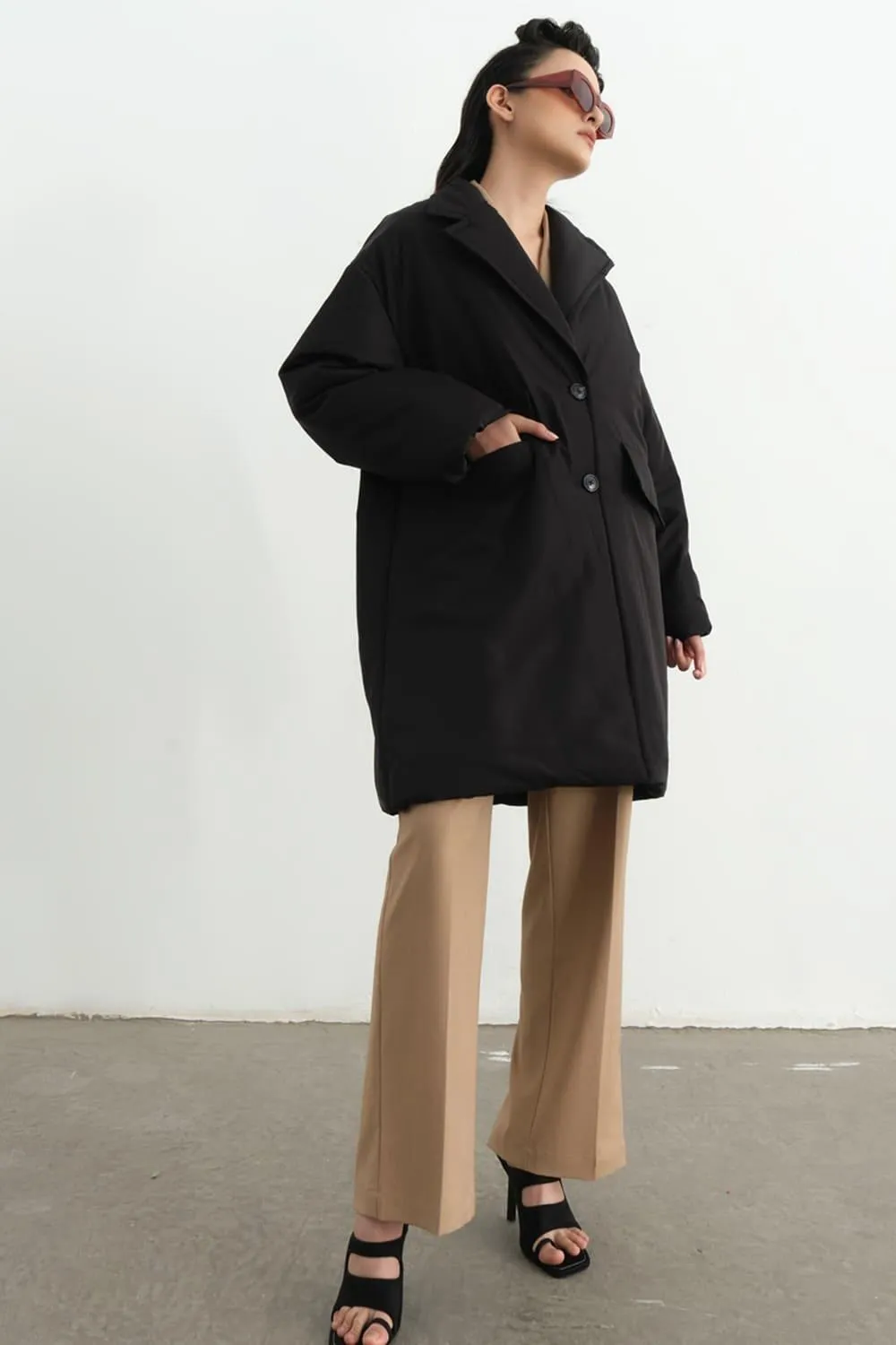 Kirsten Notched Lapels Coat