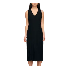 Knit Midi Dress Black