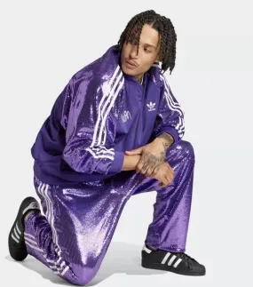 KORN X ADIDAS PURPLE SEQUIN TRACK SUIT