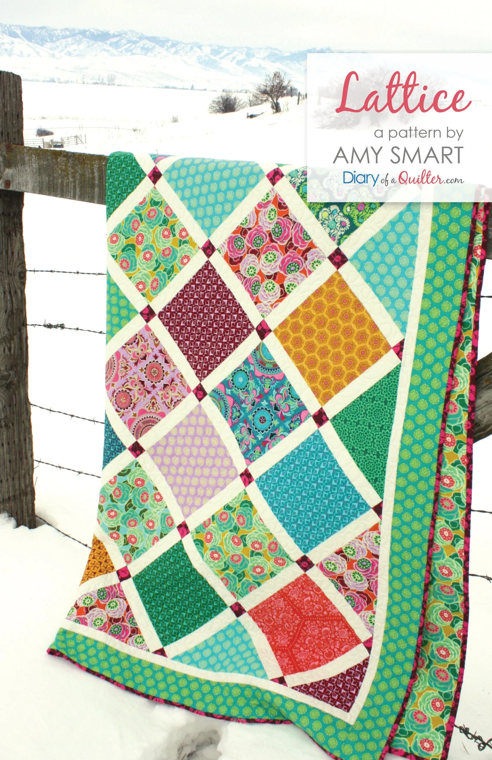 Lattice Quilt - Paper Pattern