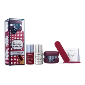 Le Mini Macaron Gel Manicure Kit & Top - Cassis