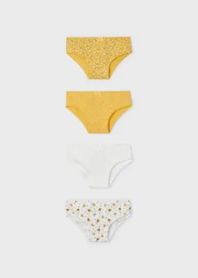 Mayoral 4-Pack Bikini Panties