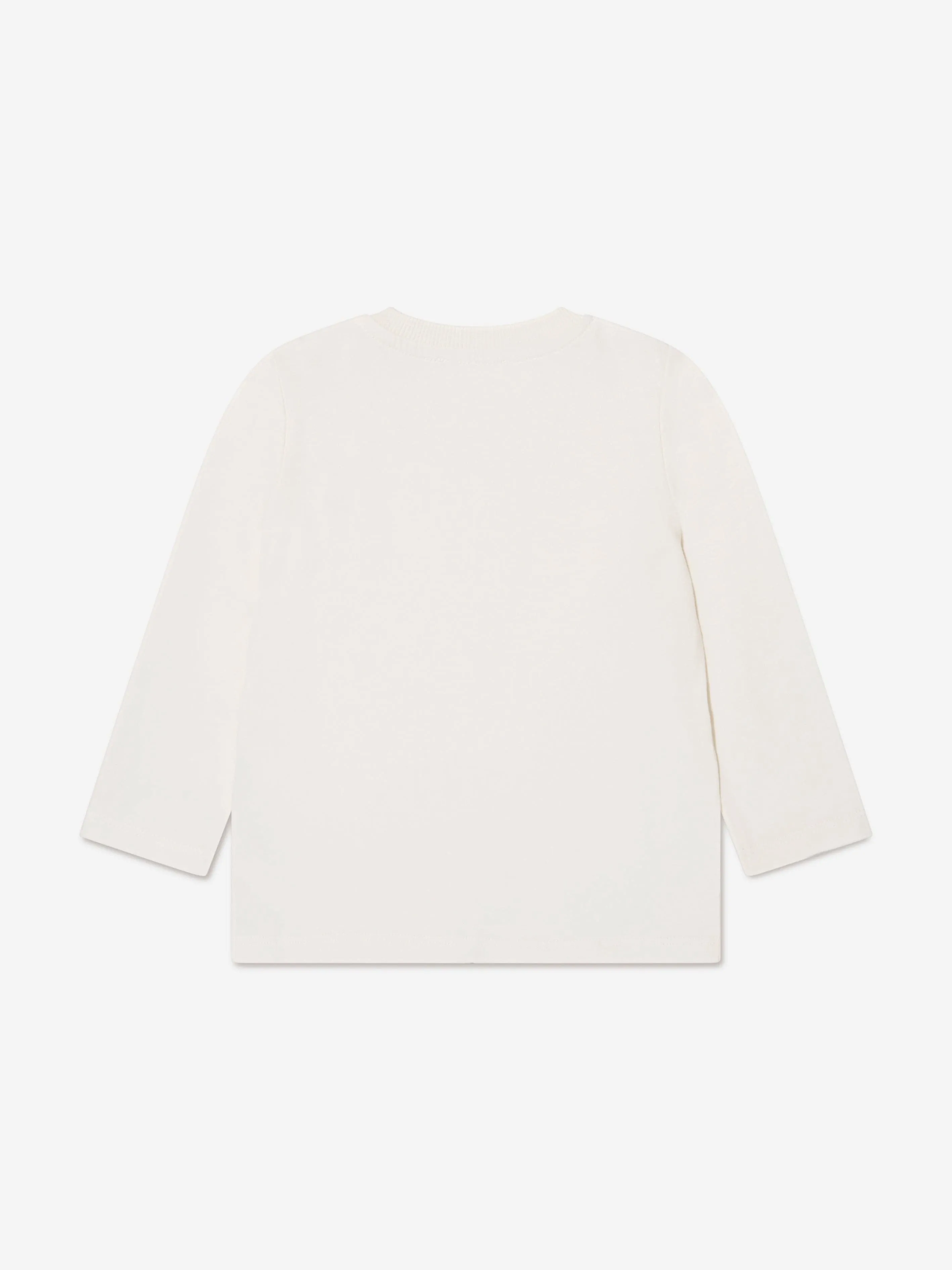 Moschino Baby Boys Long Sleeve T-Shirt in Ivory