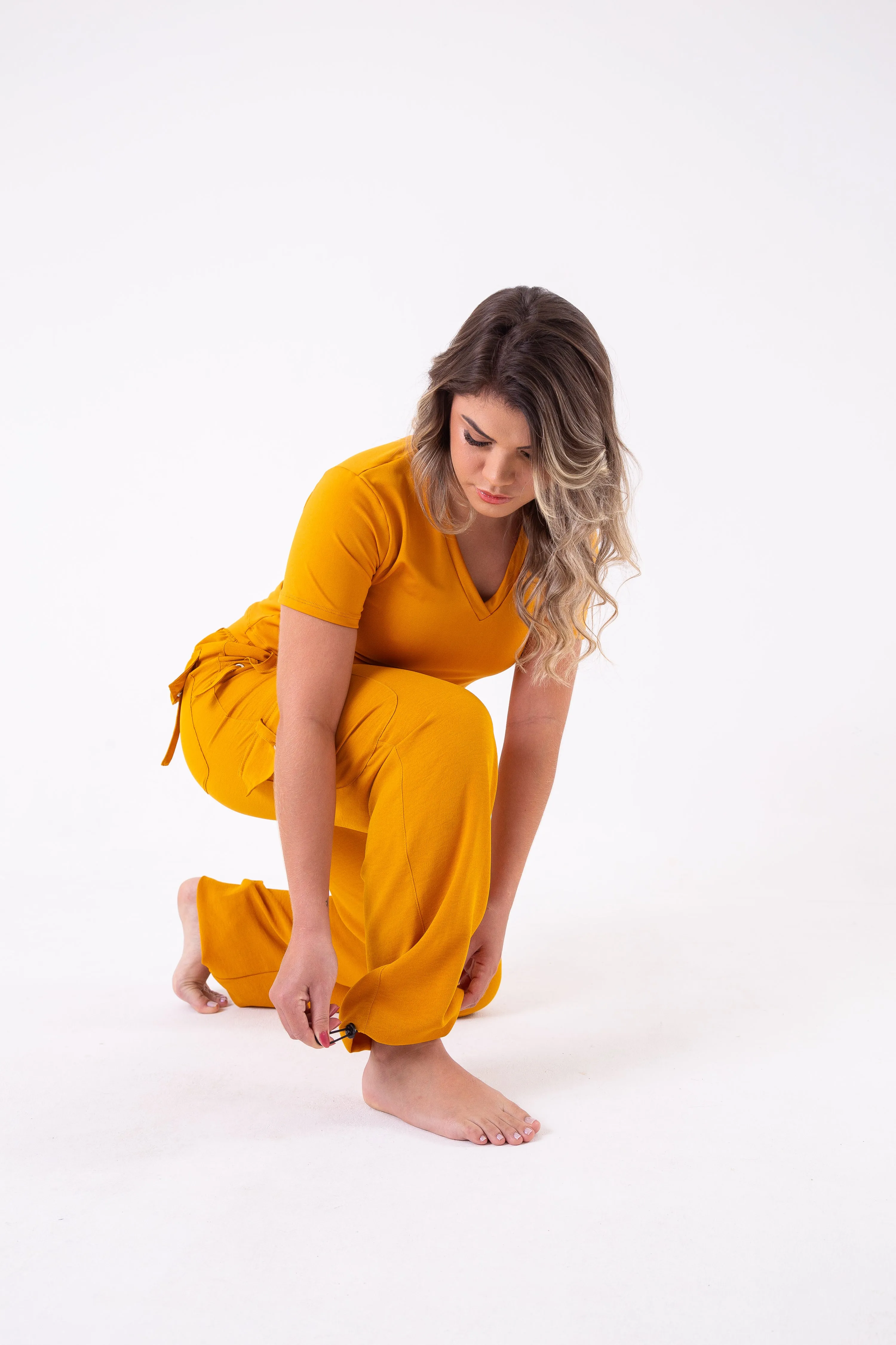 Mustard Cargo Pant