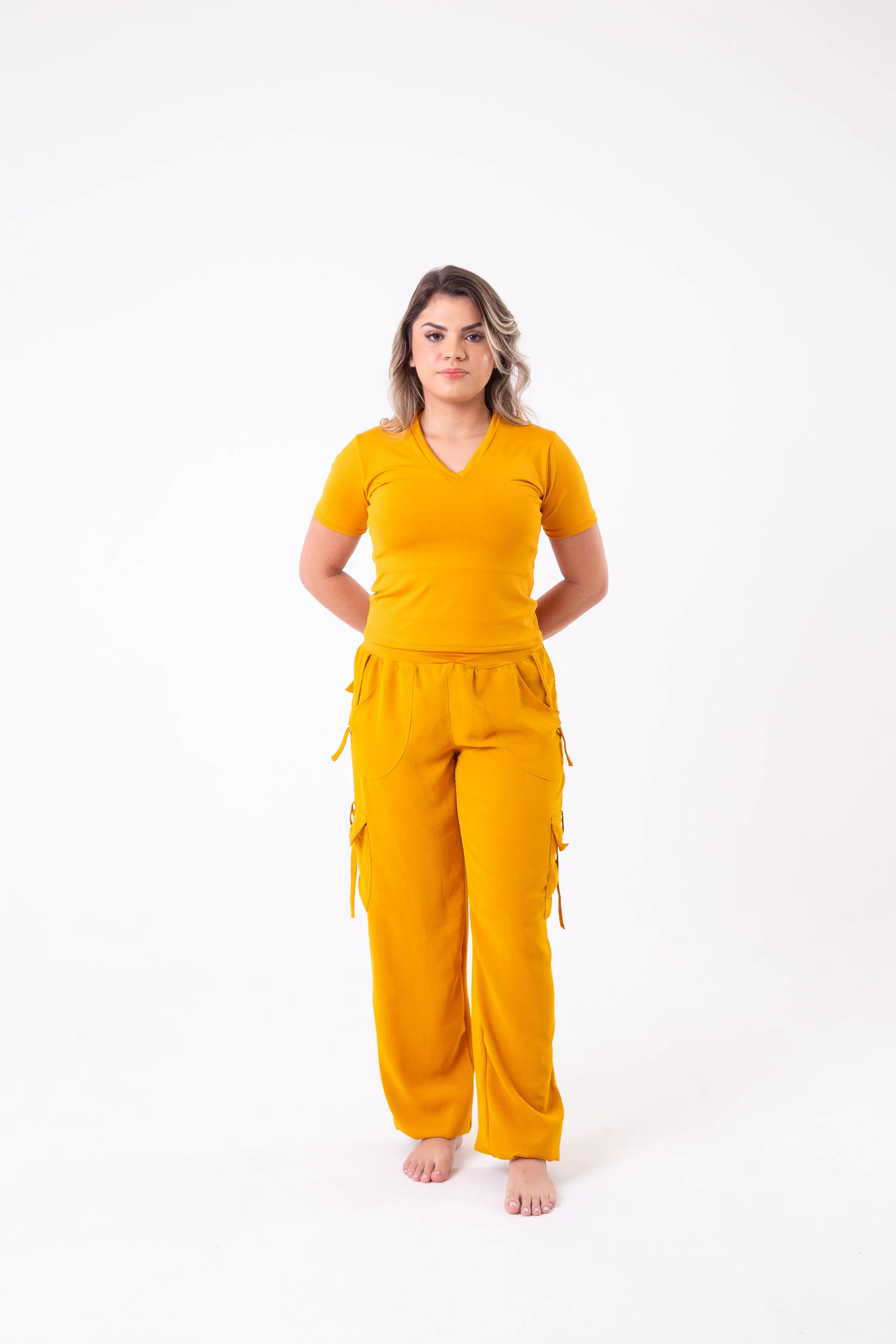 Mustard Cargo Pant