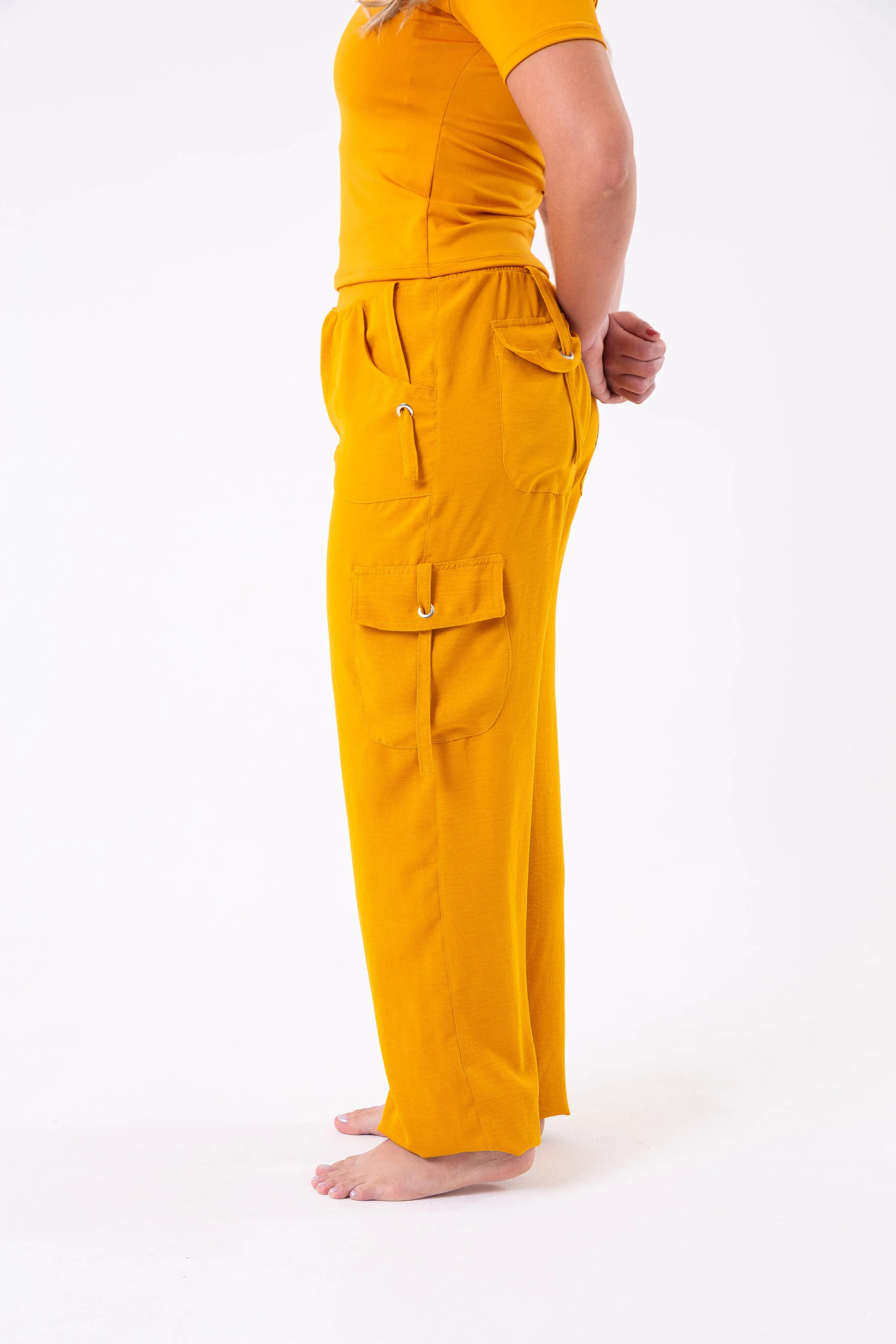 Mustard Cargo Pant