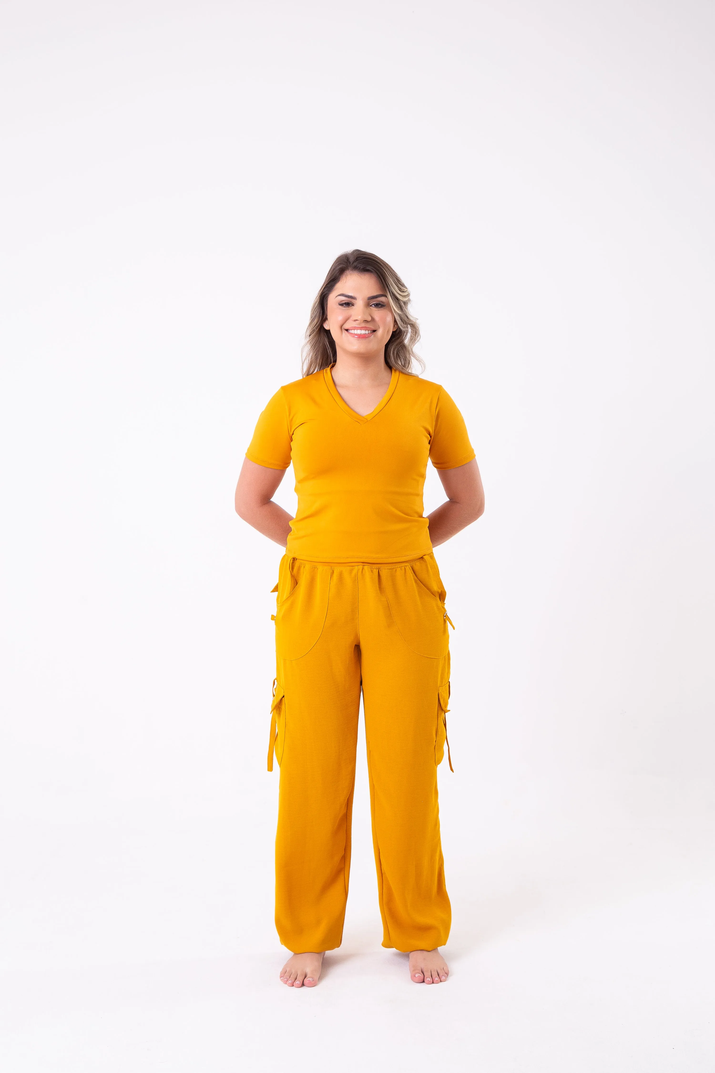 Mustard Cargo Pant
