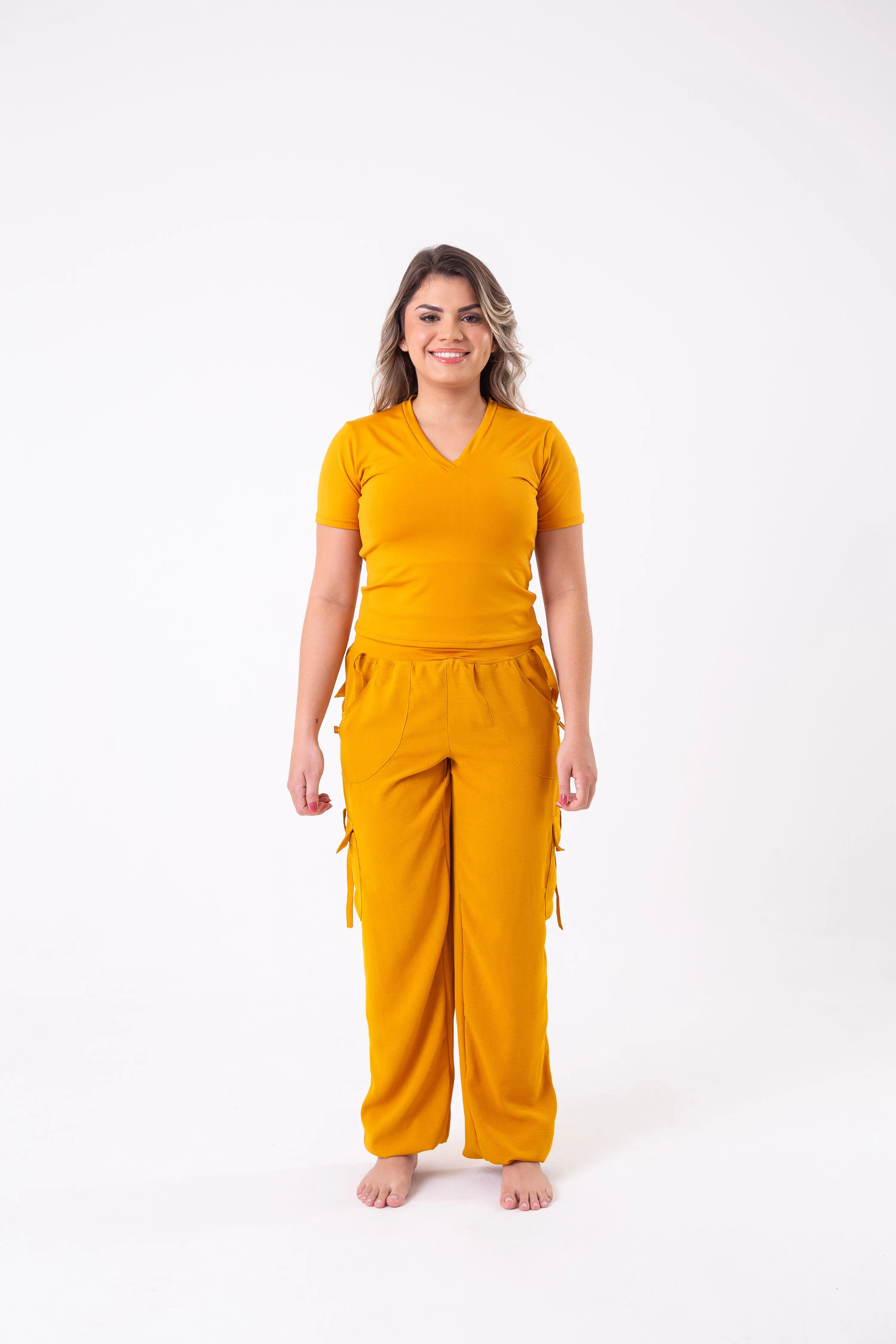 Mustard Cargo Pant