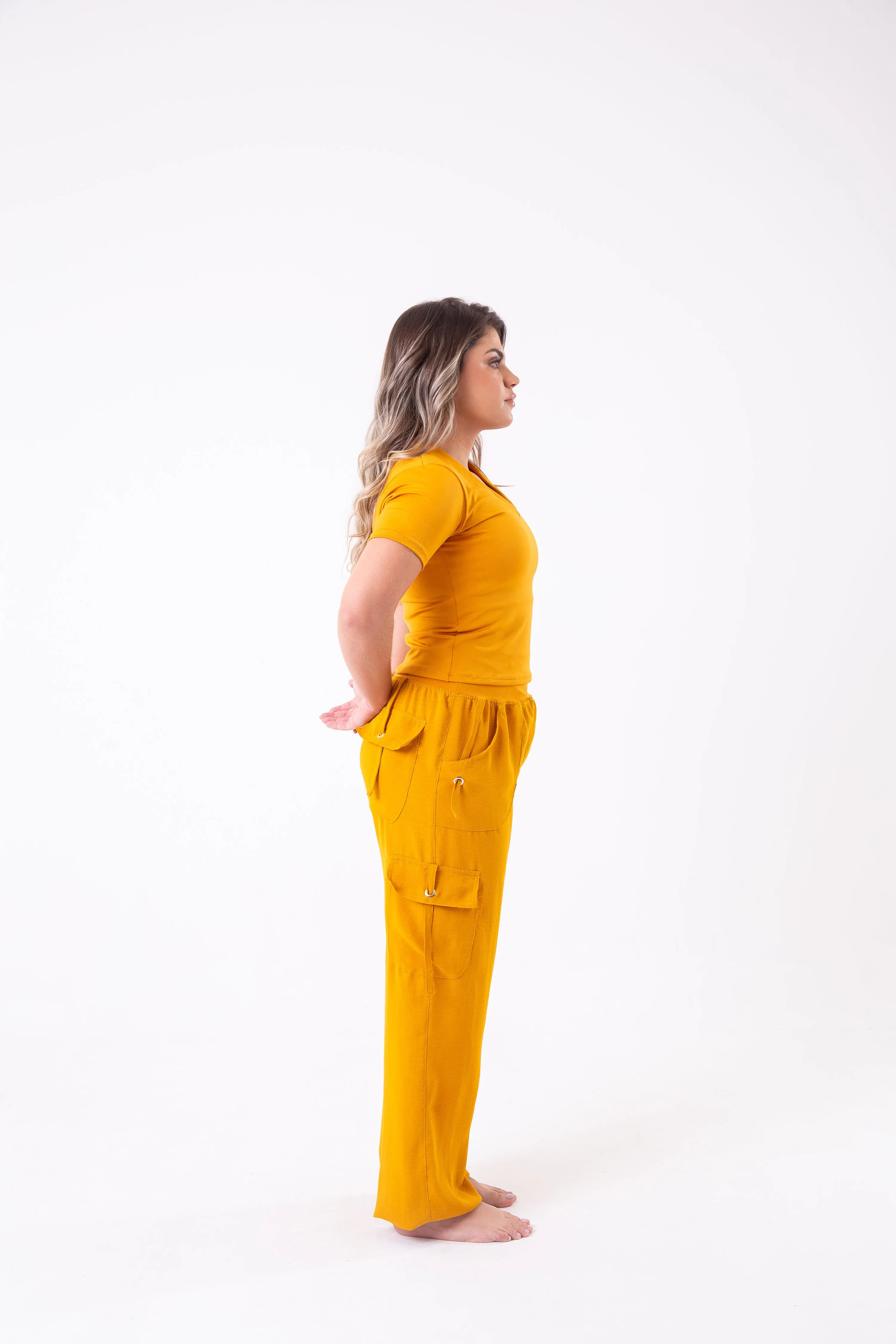 Mustard Cargo Pant