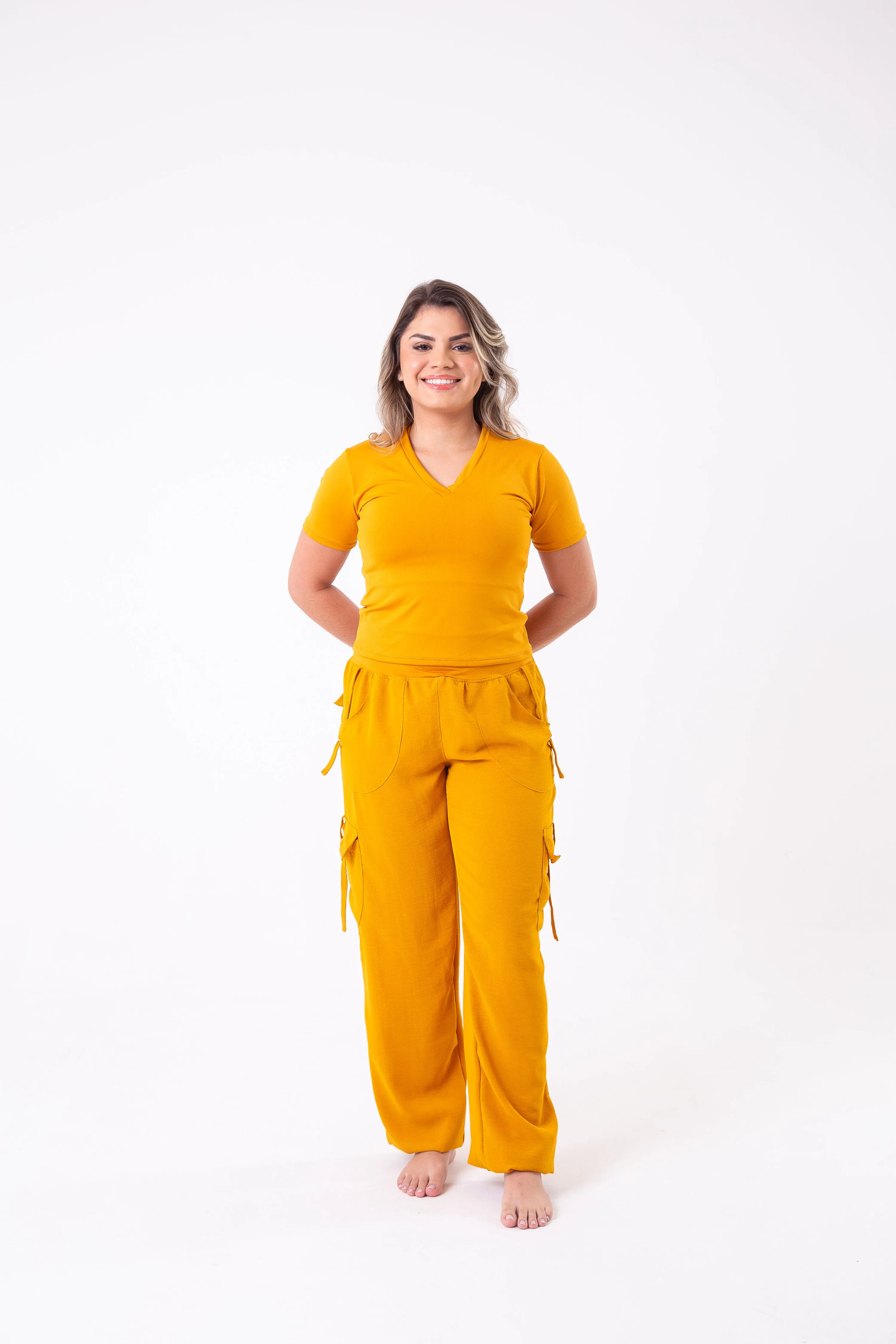 Mustard Cargo Pant