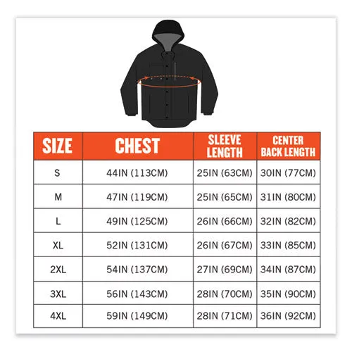 N-ferno 6468 Duck Canvas Work Jacket, Medium, Black, Ships In 1-3 Business Days