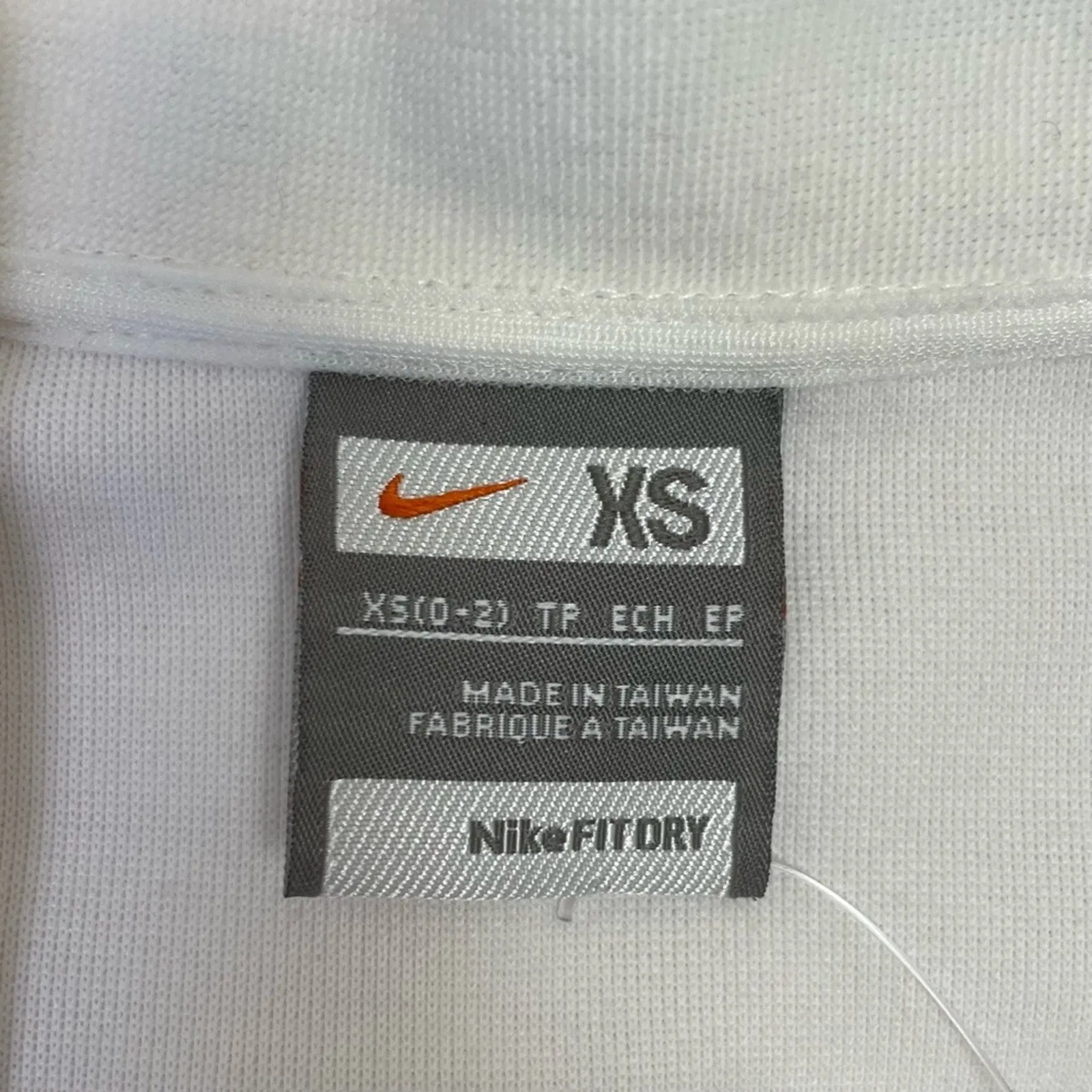 Nike | Women’s White & Baby Blue Short Sleeve Terry Cloth Jacket | Size: XS