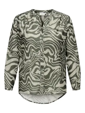 Only Carmakoma  CARITHILDA ANITA L/S SHIRT AOP