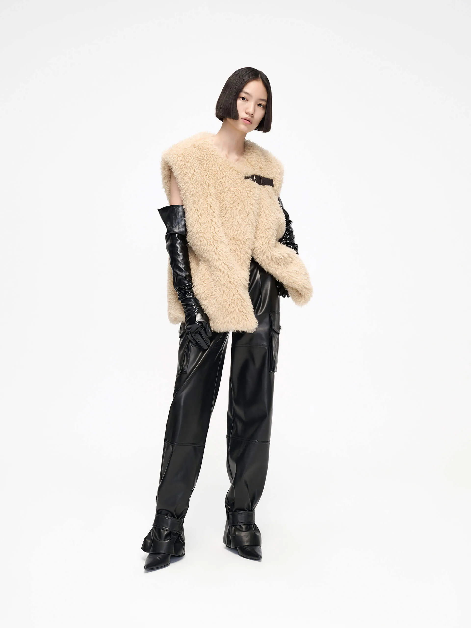 Oversize Fuzzy Waistcoat