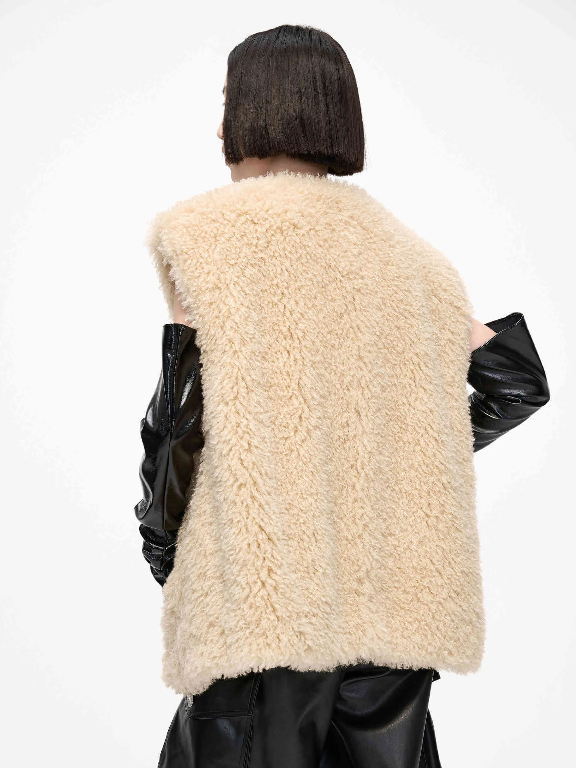Oversize Fuzzy Waistcoat