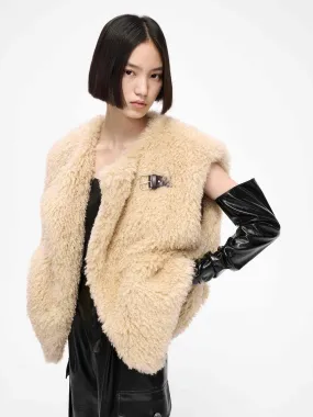 Oversize Fuzzy Waistcoat