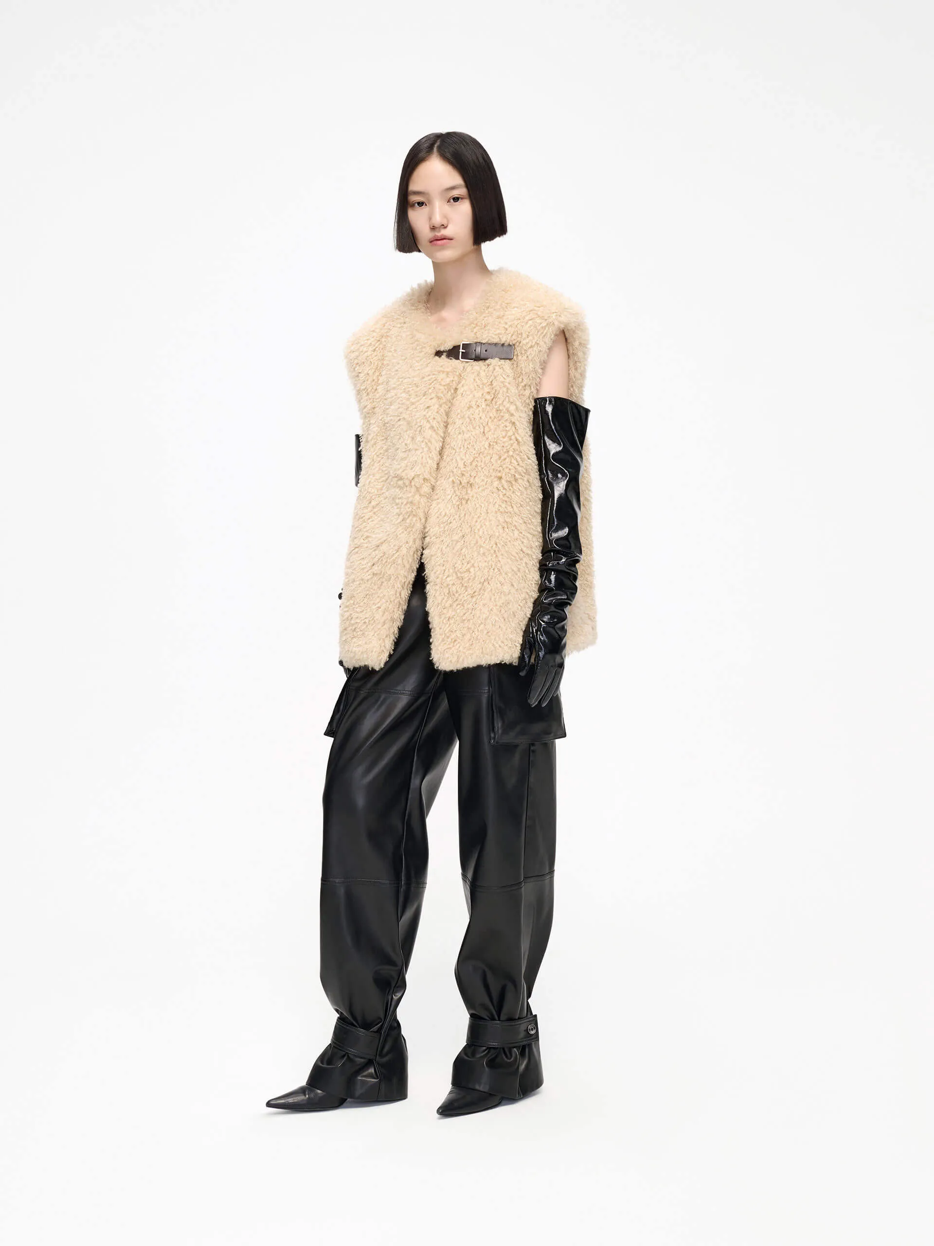 Oversize Fuzzy Waistcoat