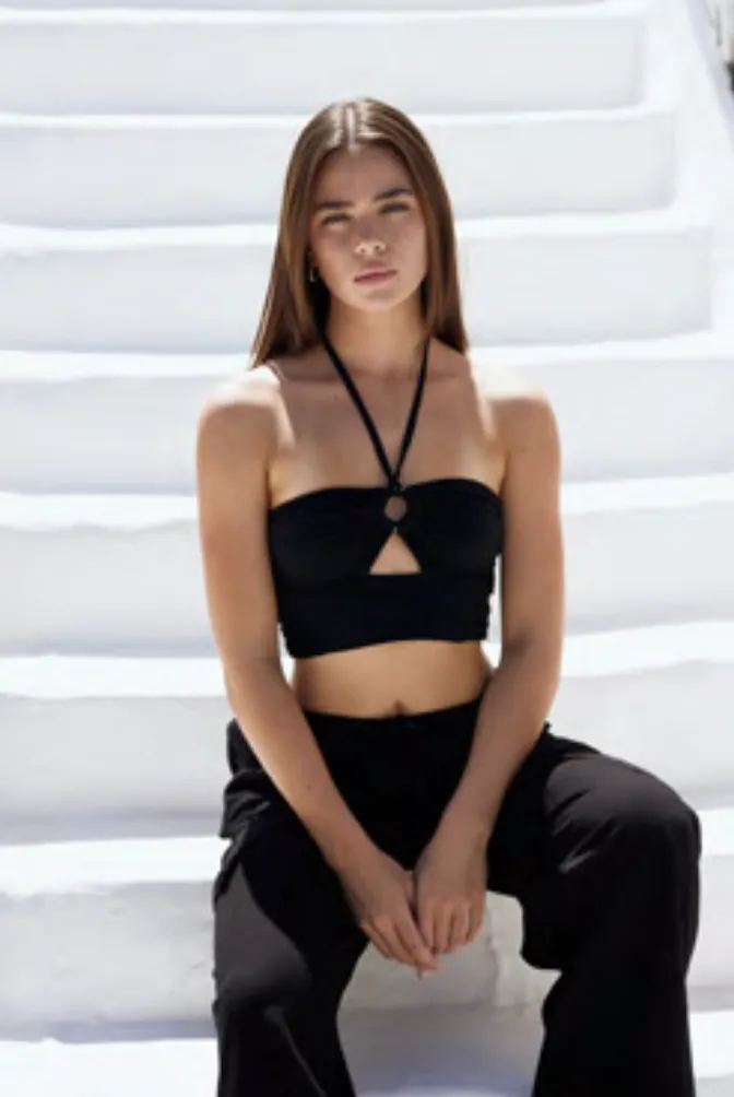 Oversized Cargo Drawstring Pants