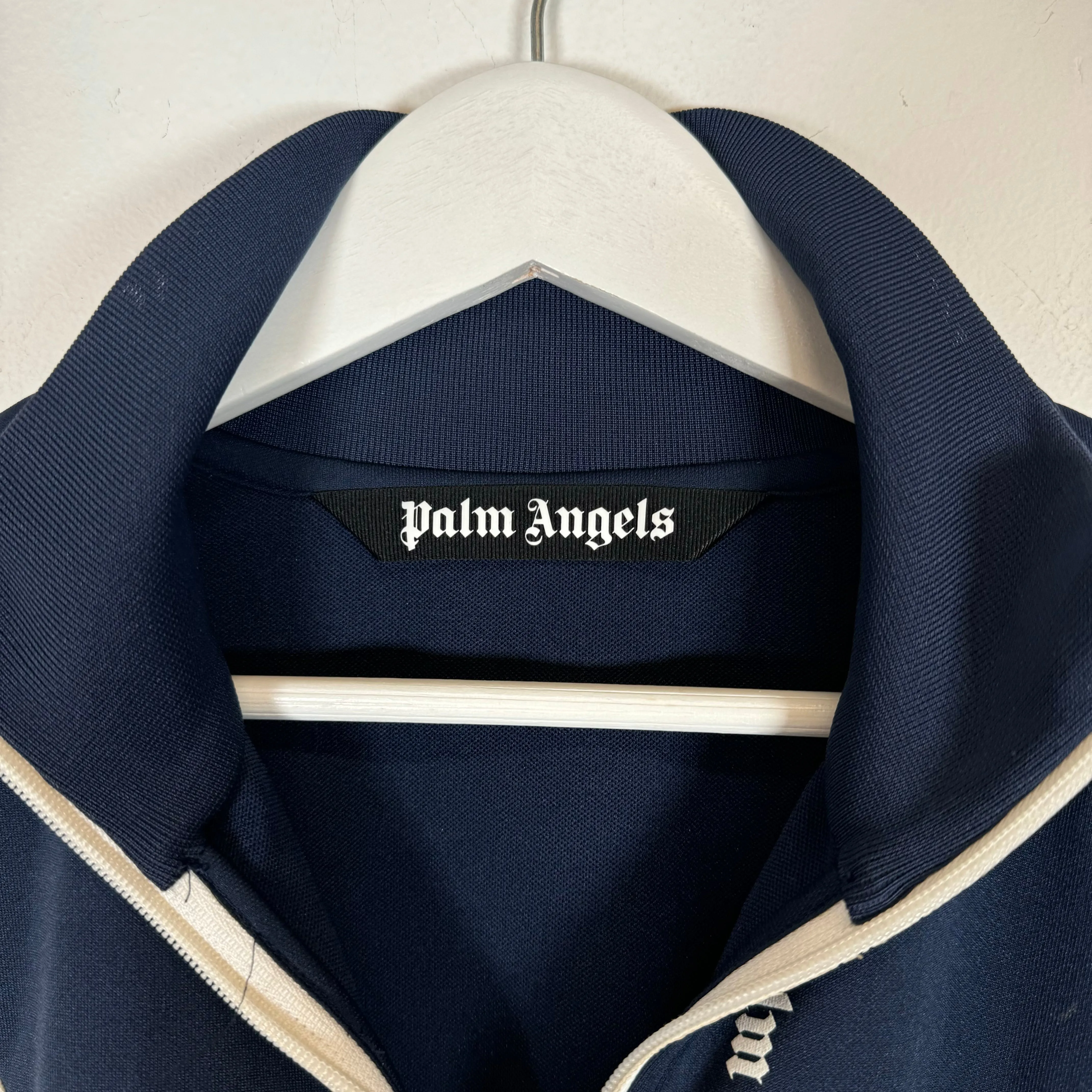 Palm Angels Navy/Red Paneled Track Jacket Size S