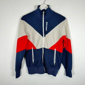 Palm Angels Navy/Red Paneled Track Jacket Size S