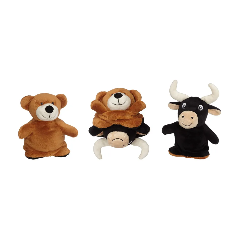 Peek-a-Boo Pals - Bear/Bull 6" 70724