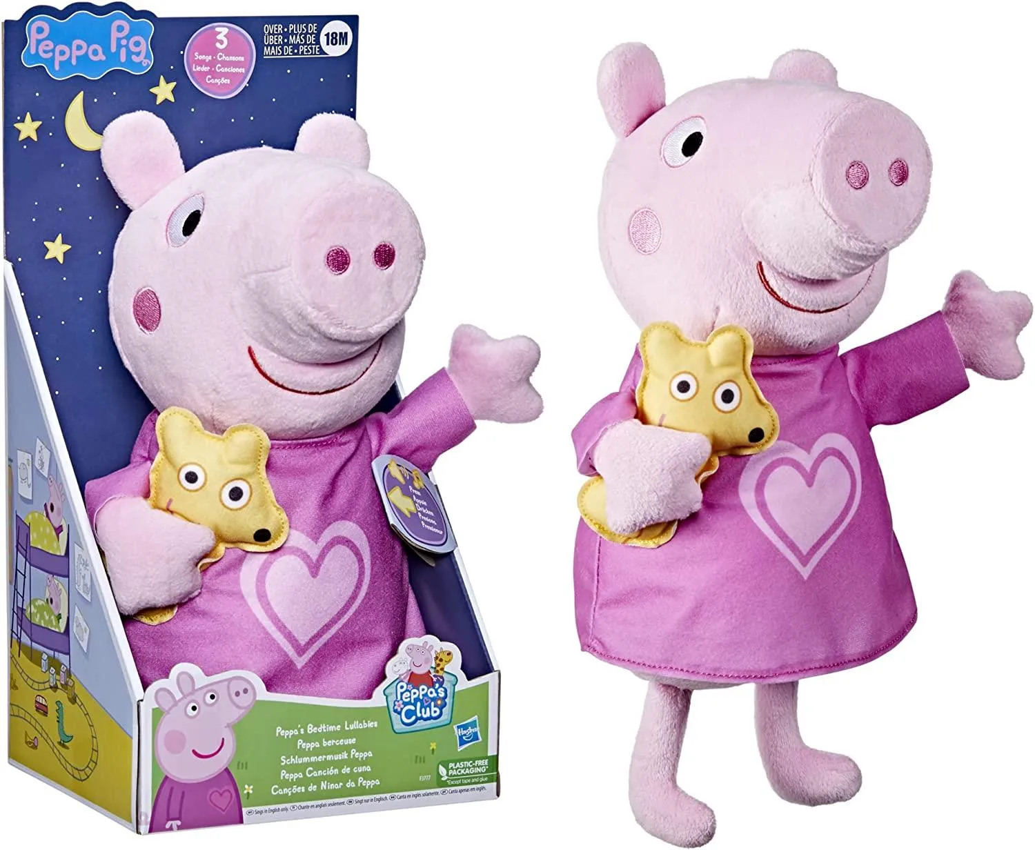 Peppa Pig Peppa's Bedtime Lullabies Plush Doll