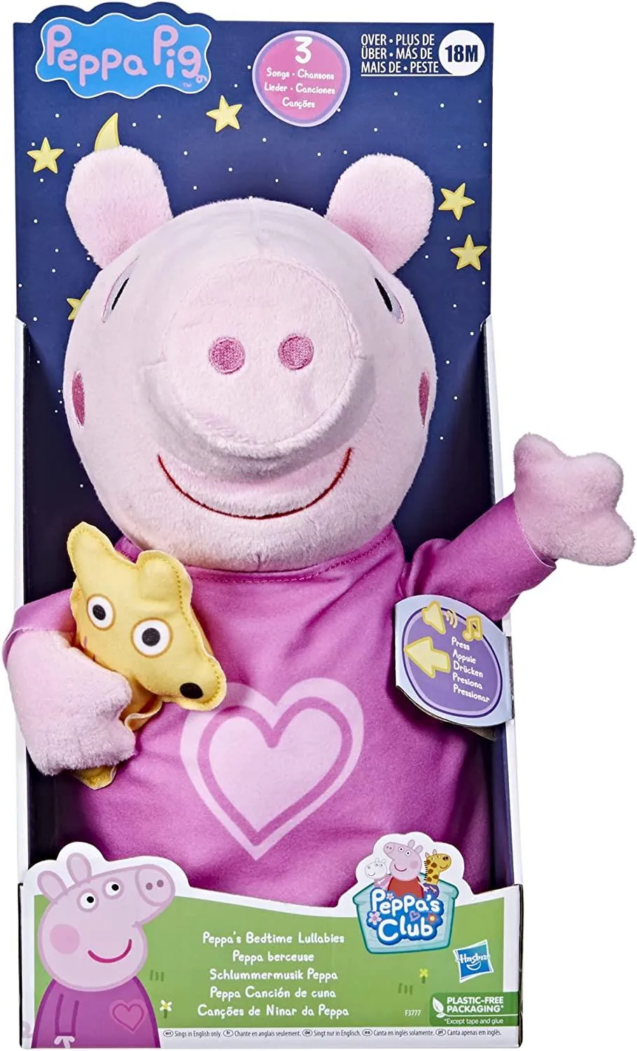 Peppa Pig Peppa's Bedtime Lullabies Plush Doll