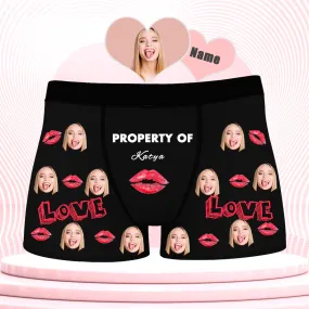 Personalize Funny Boxer Custom Sexy Underwear Gifts for Him