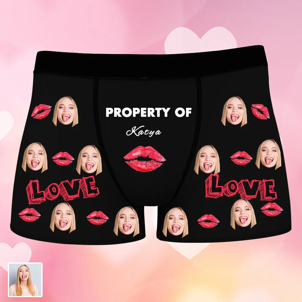 Personalize Funny Boxer Custom Sexy Underwear Gifts for Him