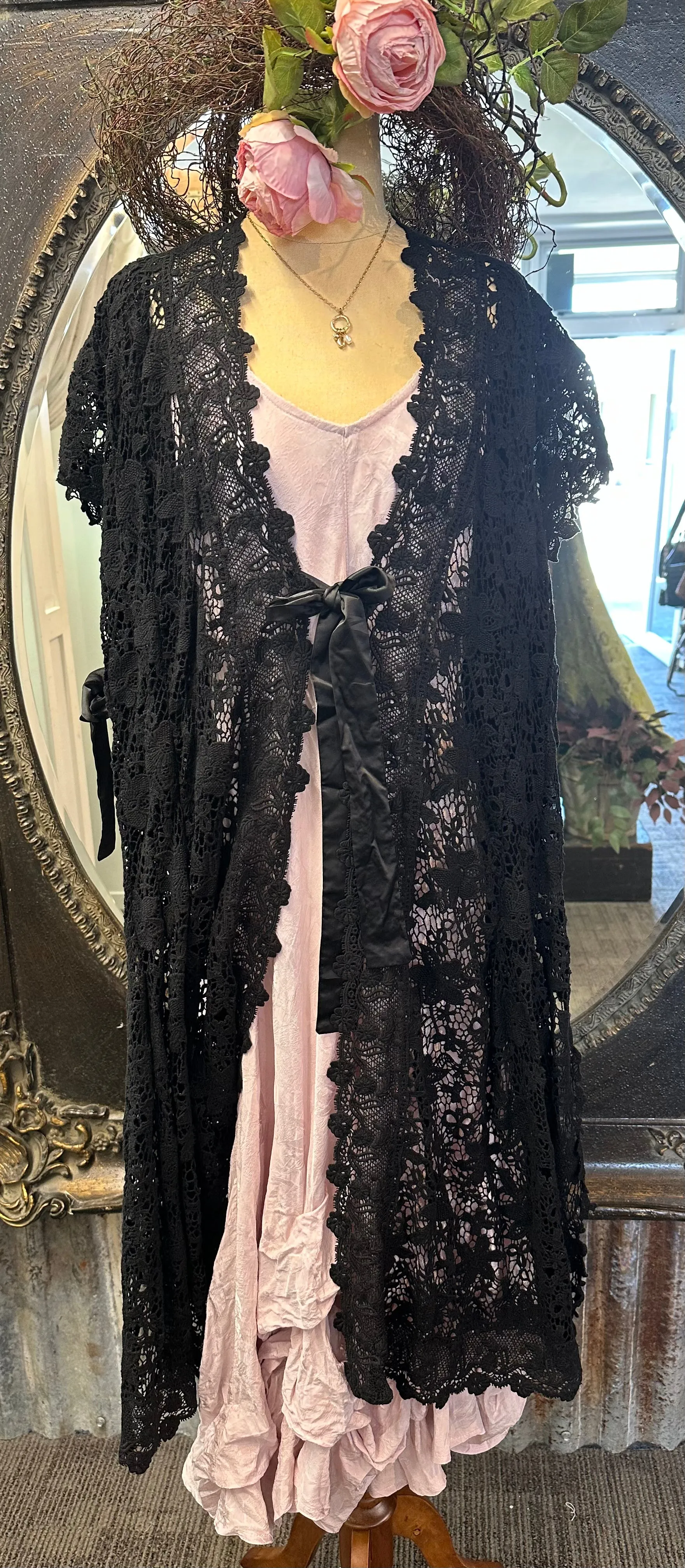 Pink rooshe slip dress