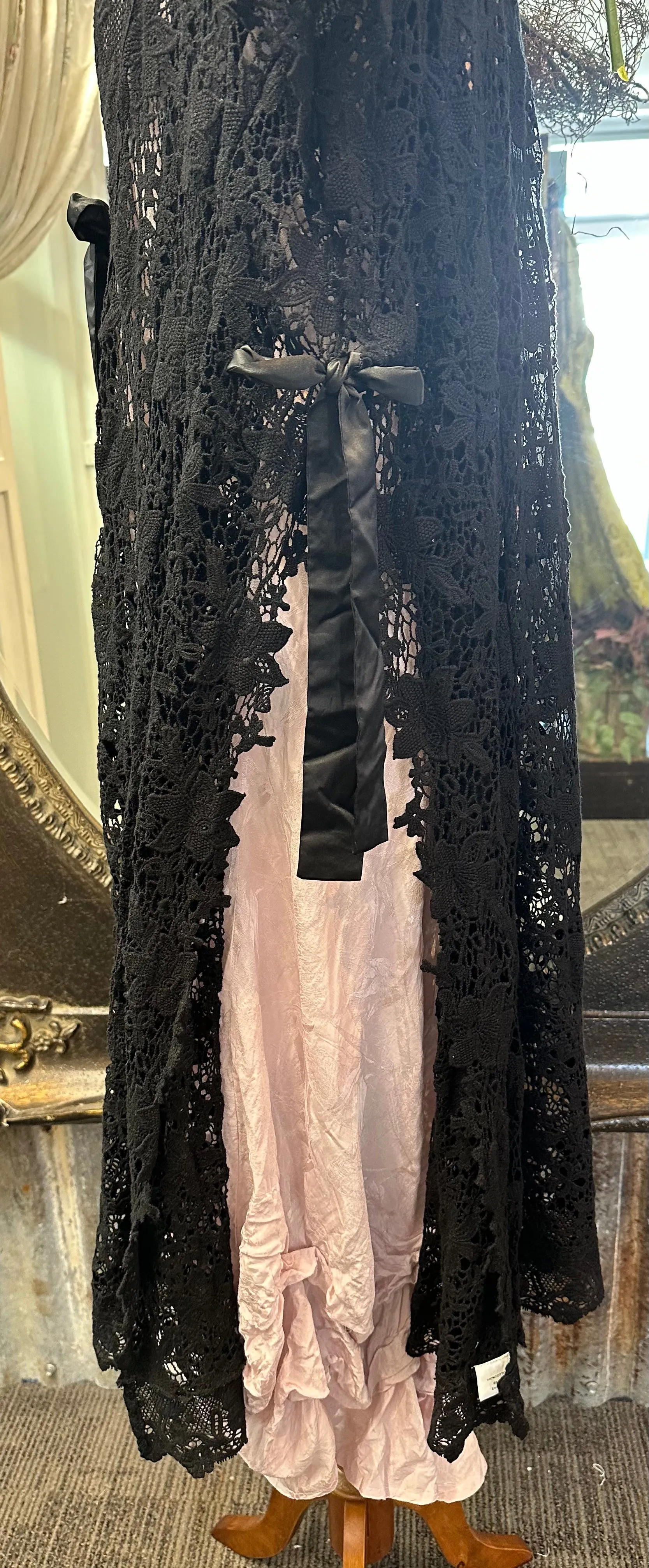Pink rooshe slip dress