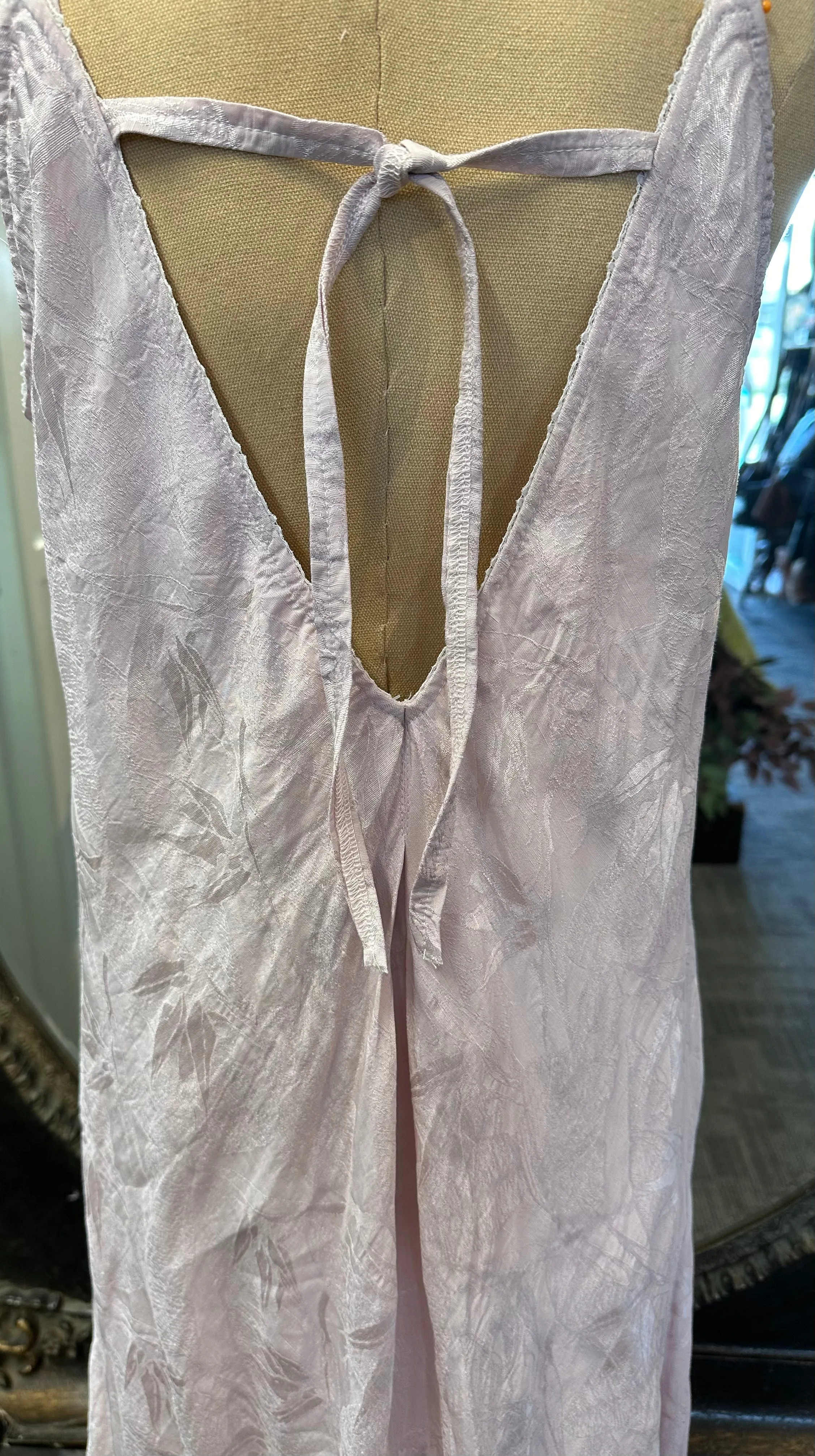 Pink rooshe slip dress