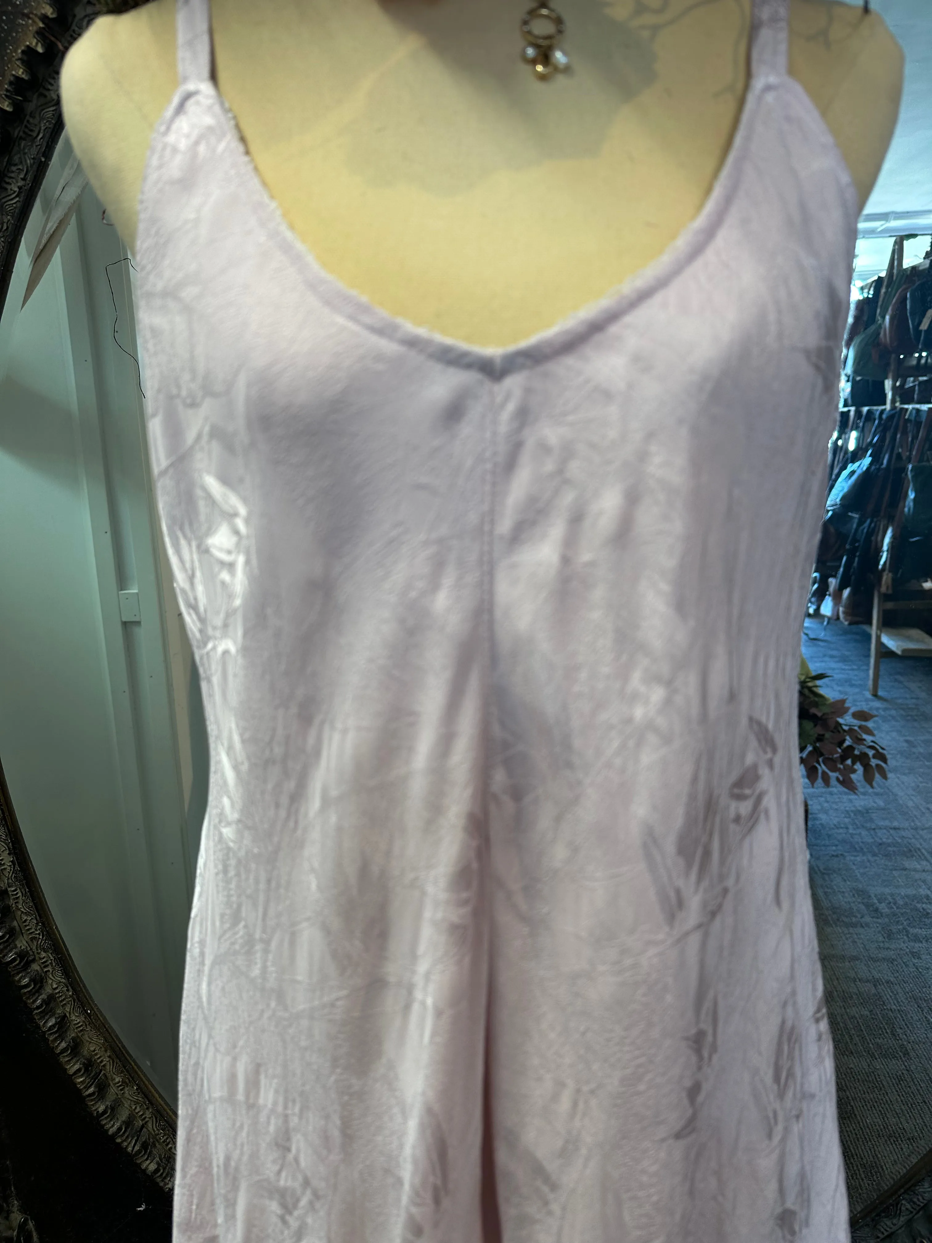 Pink rooshe slip dress