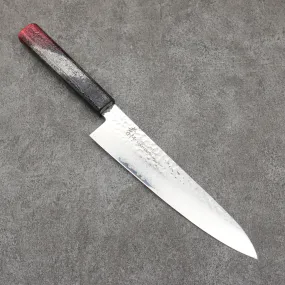 Sakai Takayuki Rinnou VG10 33 Layer Damascus Gyuto210mm Red Lacquered Handle