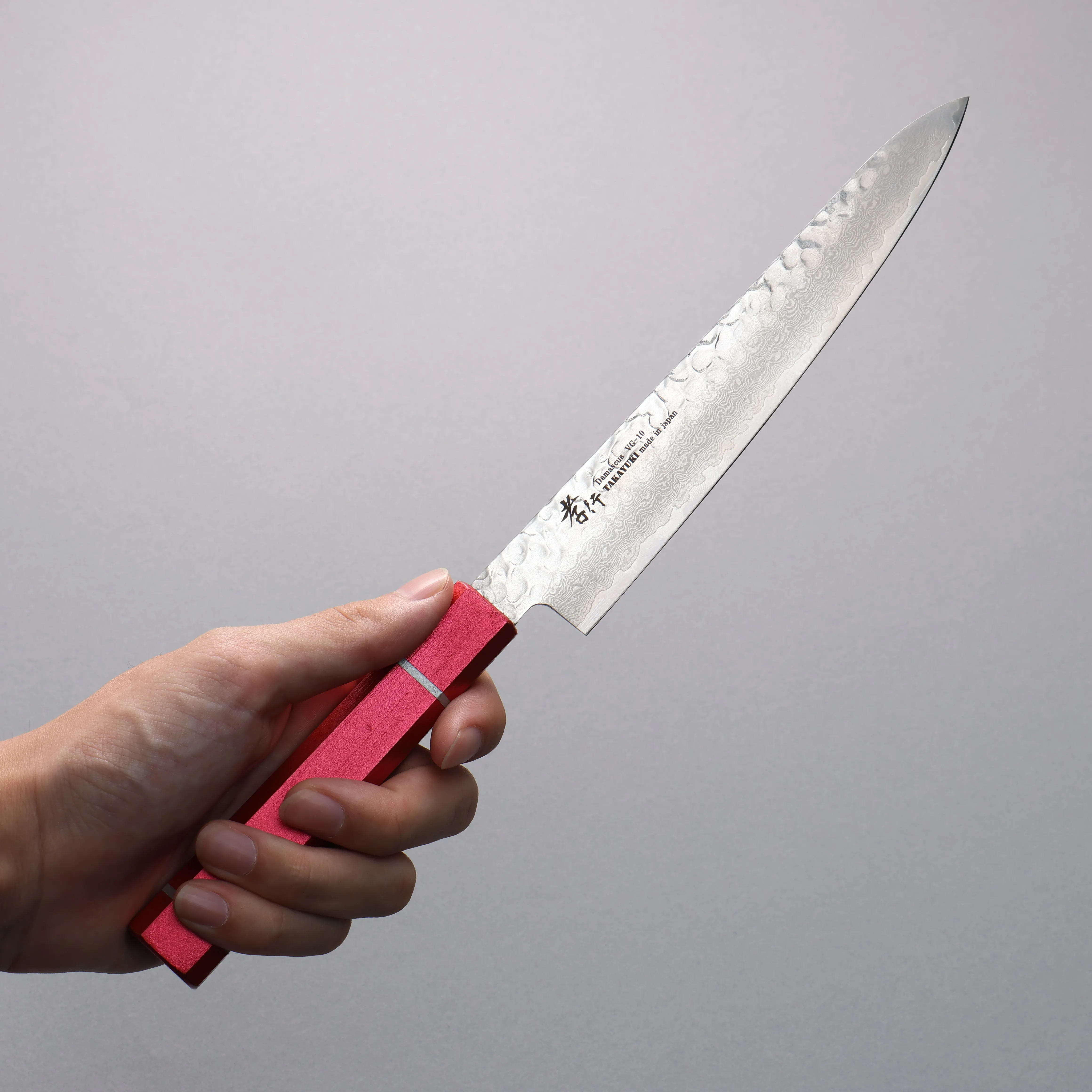 Sakai Takayuki VG10 33 Layer Damascus Petty-Utility 180mm Live oak Lacquered (Kouseki) Handle