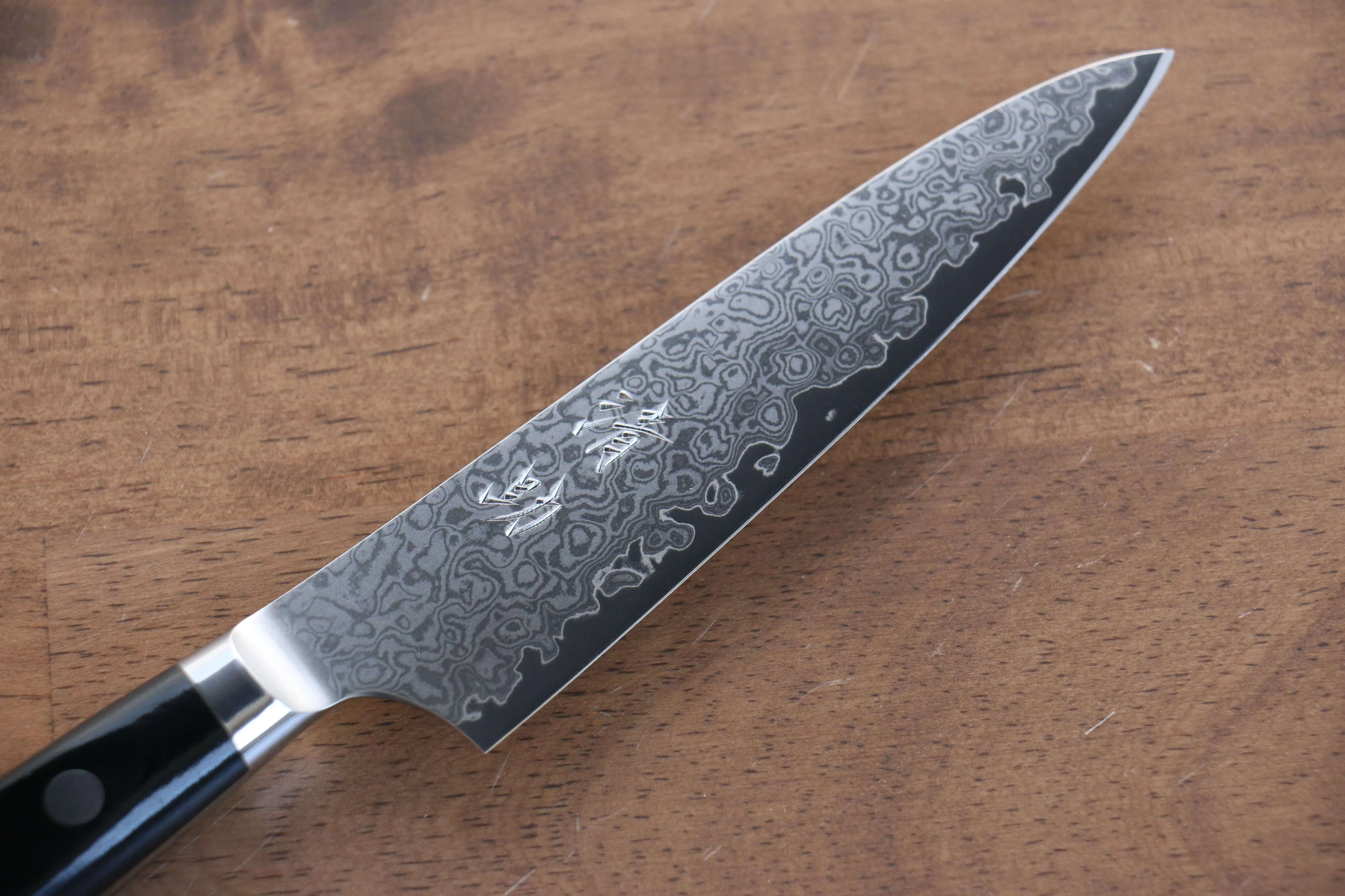 Seisuke VG10 33 Layer Damascus Petty-Utility 120mm Micarta Handle