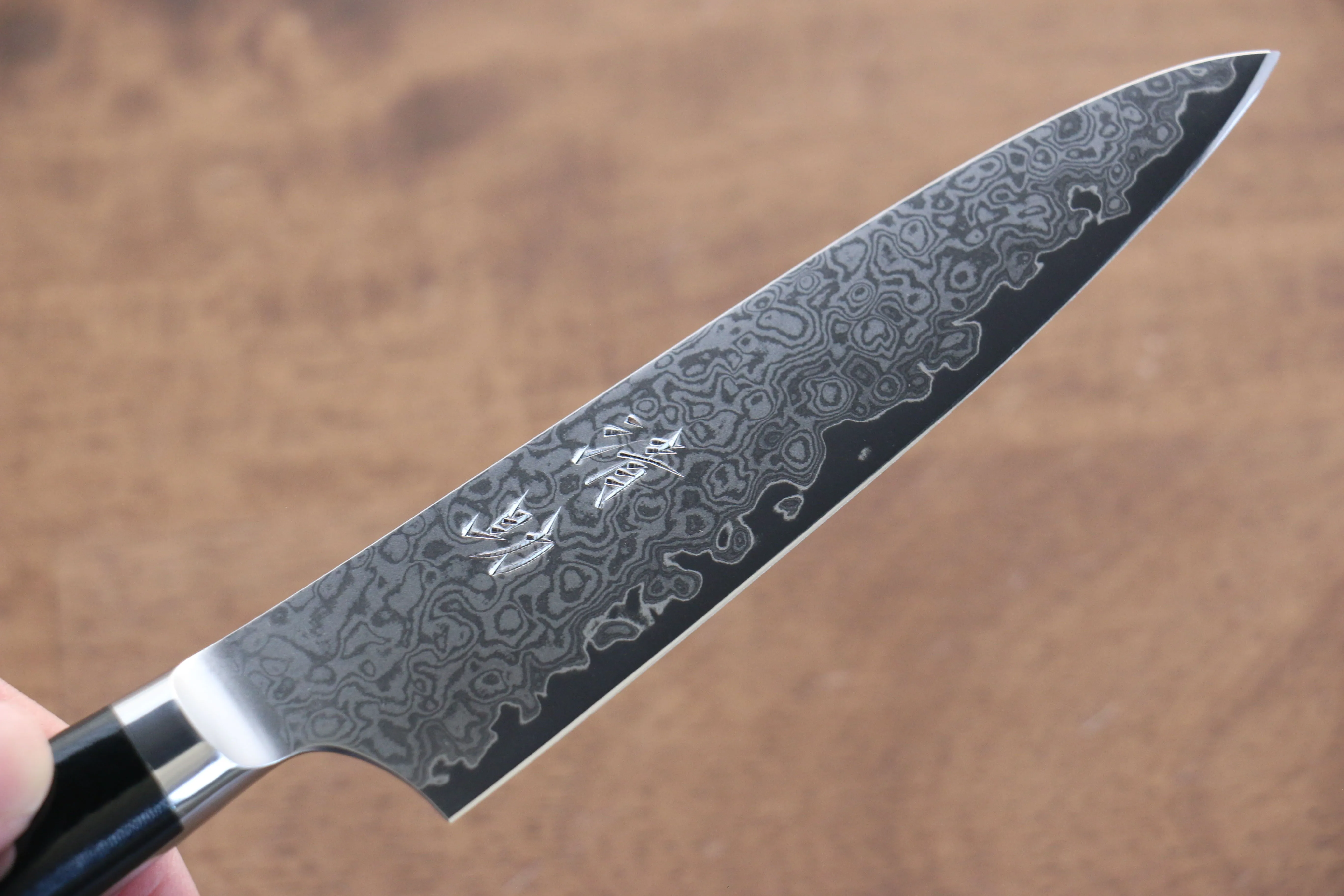 Seisuke VG10 33 Layer Damascus Petty-Utility 120mm Micarta Handle