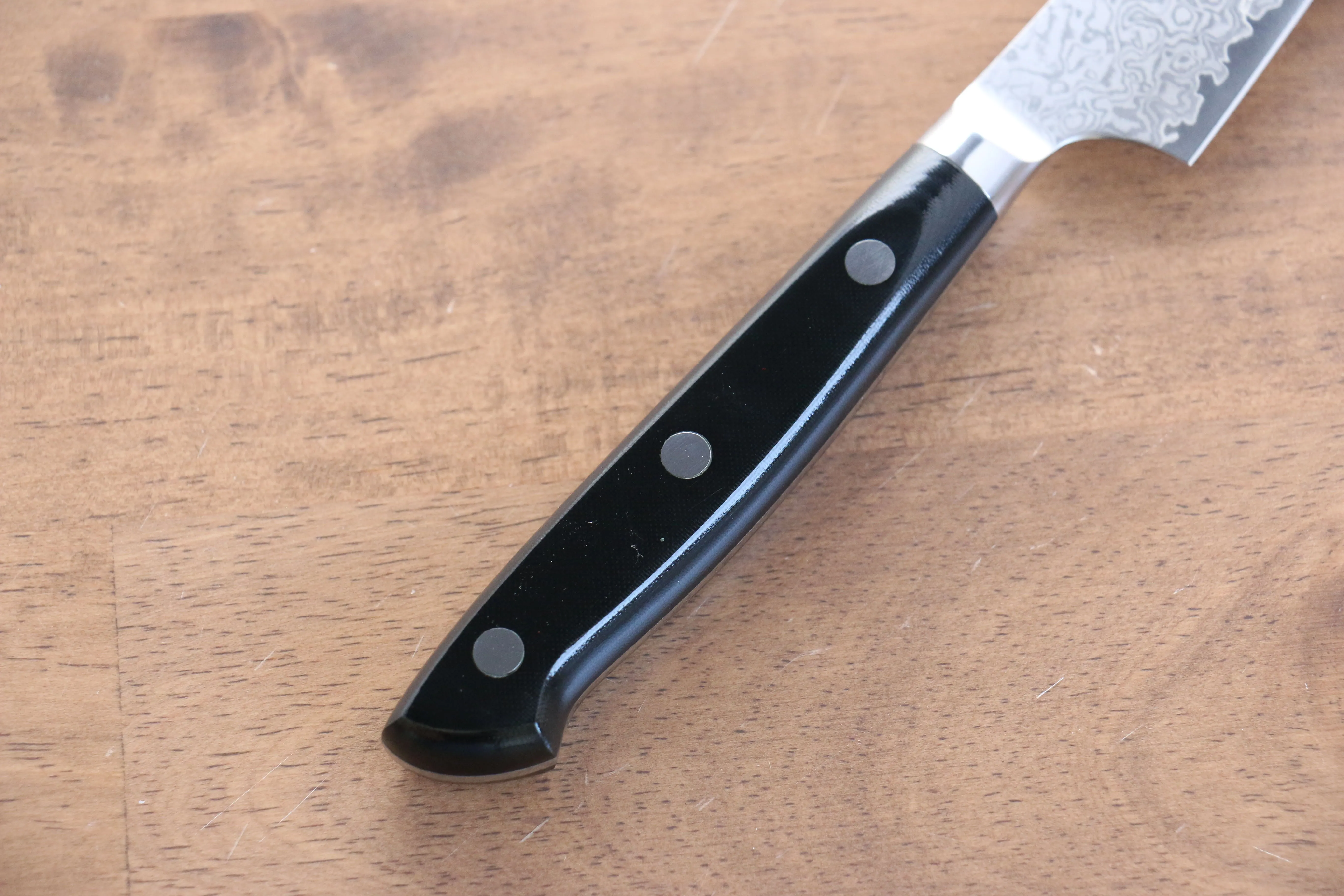 Seisuke VG10 33 Layer Damascus Petty-Utility 120mm Micarta Handle