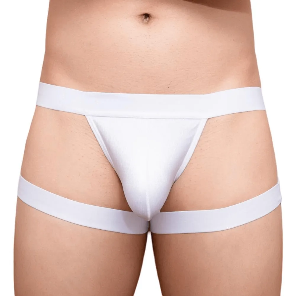 Sexy Men's Low-Rise Briefs / Erotic Male Underwear with Leg Rings