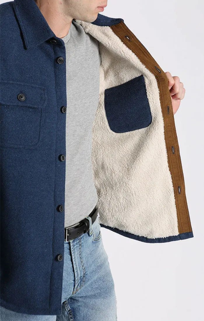 Sherpa Lined Wool Jacket