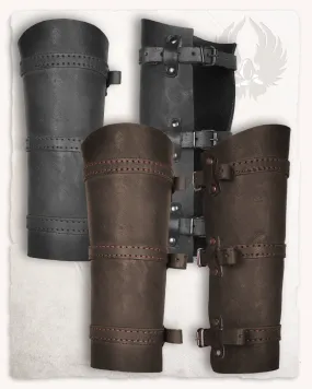Simon Leather Greaves