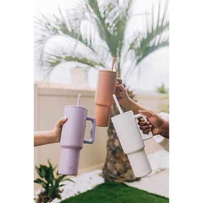 Simple Modern Trek 40oz Stainless Steel Lidded Tumbler Powder Coat Lavender Mist