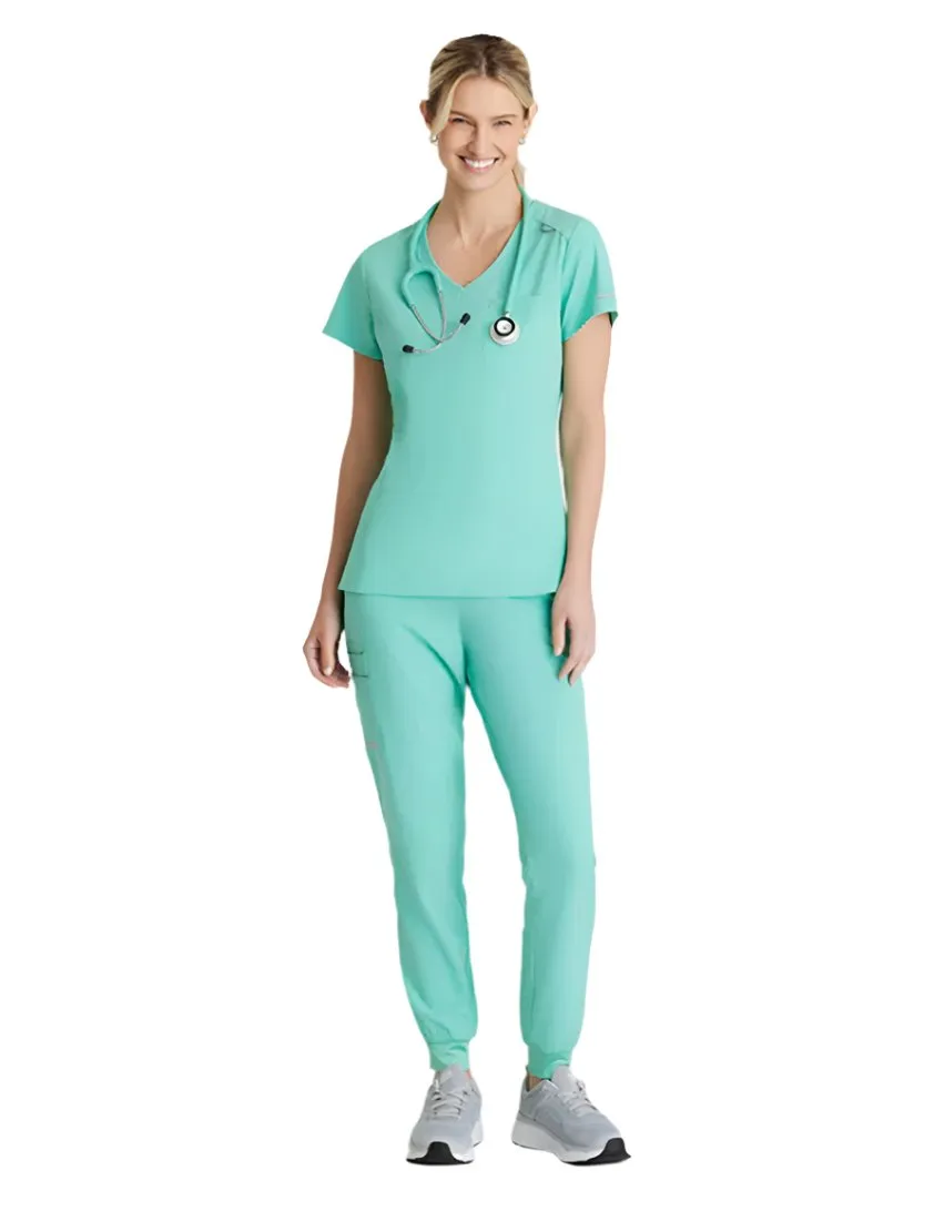 SKECHERS™ by Barco Dignity 1-Pocket Tuck-In Scrub Top-Plus