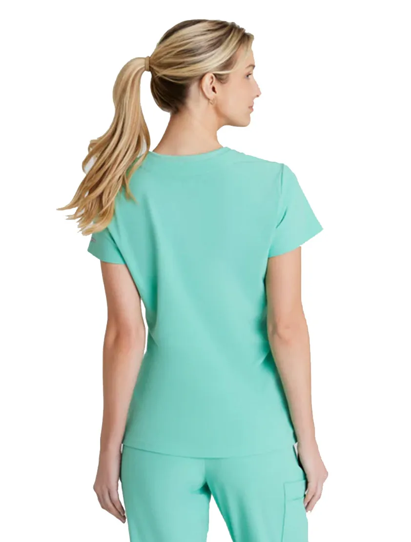 SKECHERS™ by Barco Dignity 1-Pocket Tuck-In Scrub Top-Plus